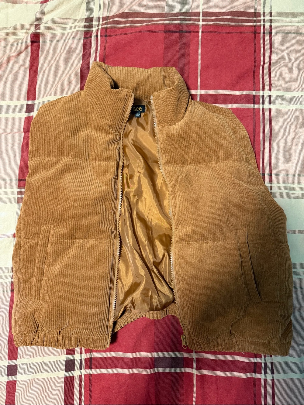 Lee Tan Corduroy Puffer Vest